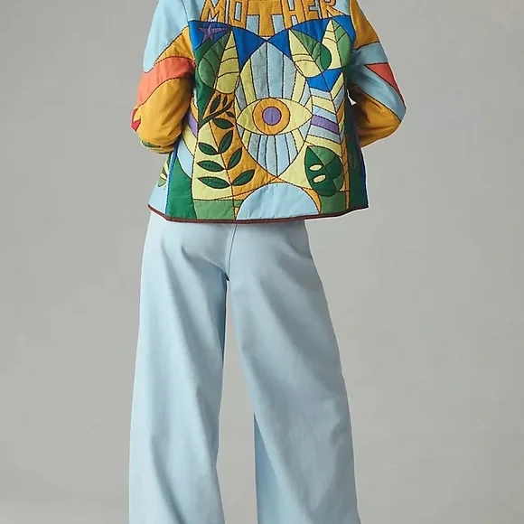 MOTHER On The Fringe Multicolor Patchwork Jacket - Picture 5 of 5
